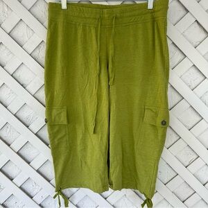 Prana Breath Mid Rise Lounge Cropped Pants Size M